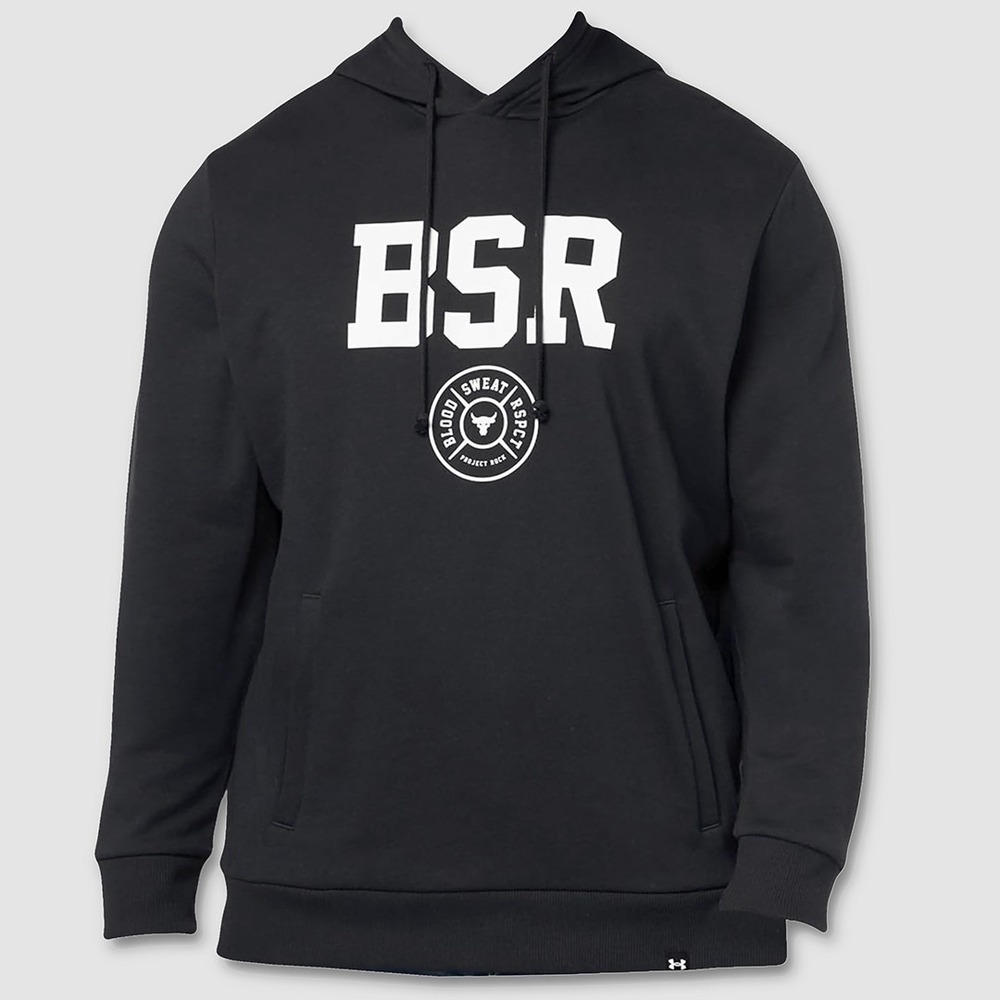 Under Armour Project Rock Rival Fleece Hoodie - NWT Mens XL - #49190-M9